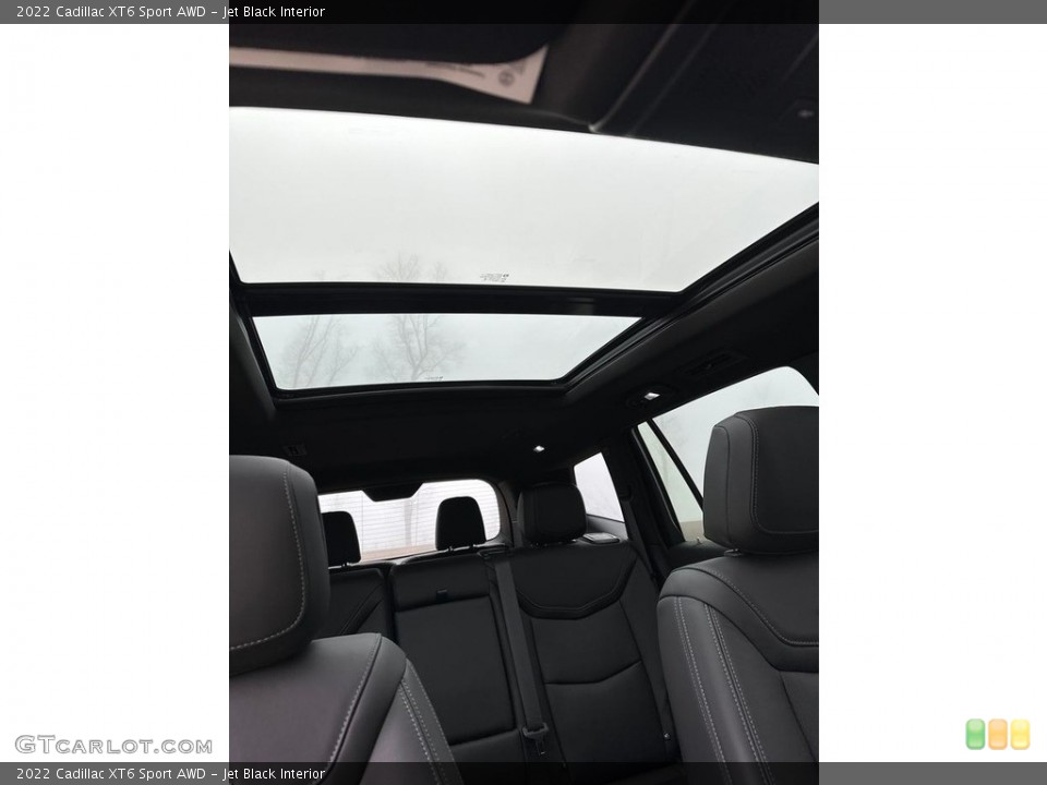 Jet Black Interior Sunroof for the 2022 Cadillac XT6 Sport AWD #145873706
