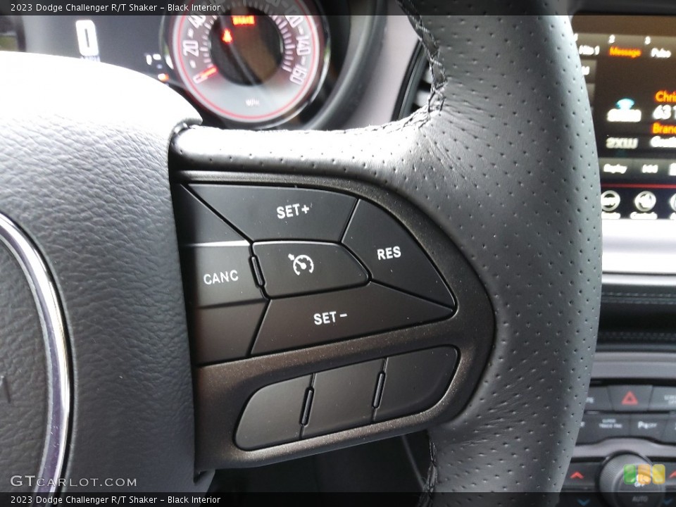 Black Interior Steering Wheel for the 2023 Dodge Challenger R/T Shaker #145873712