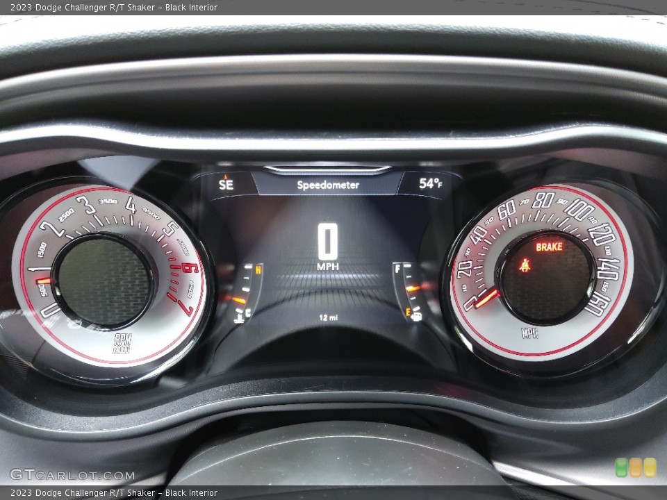 Black Interior Gauges for the 2023 Dodge Challenger R/T Shaker #145873730