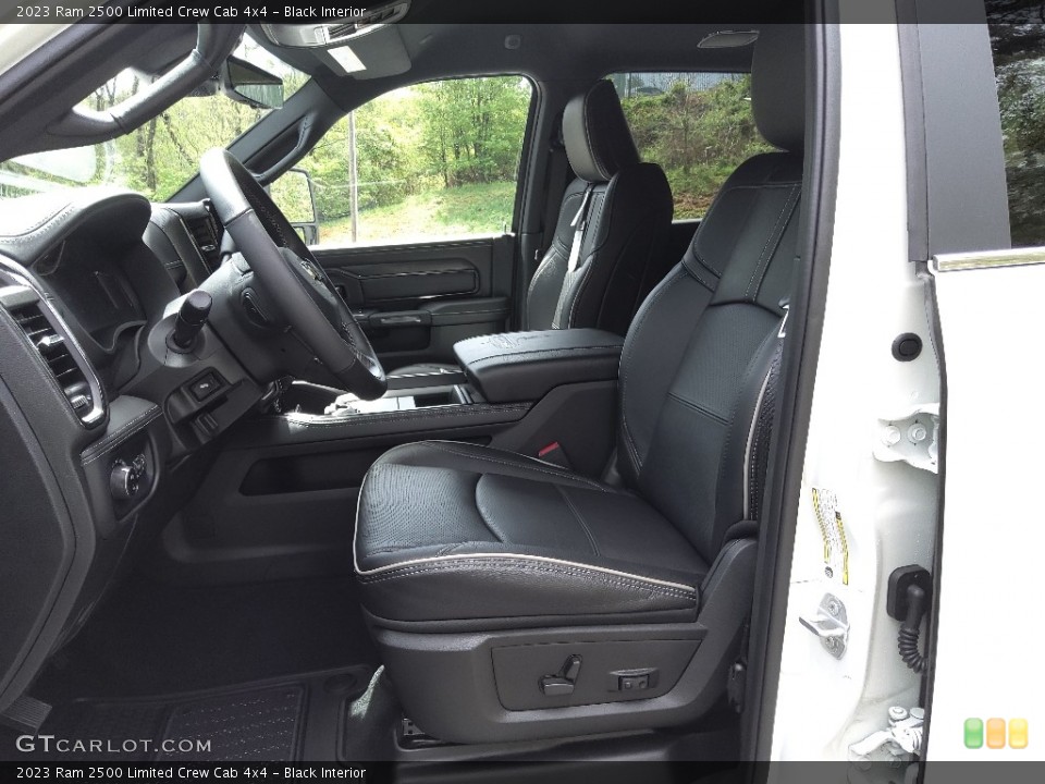 Black Interior Front Seat for the 2023 Ram 2500 Limited Crew Cab 4x4 #145873865