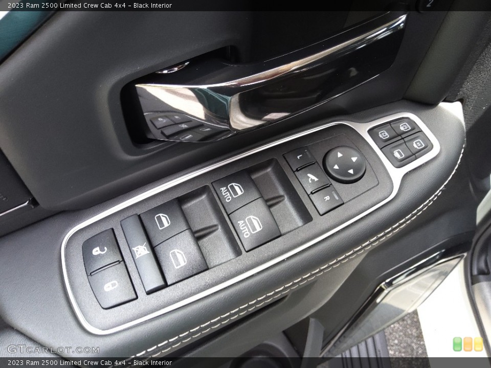 Black Interior Door Panel for the 2023 Ram 2500 Limited Crew Cab 4x4 #145873880