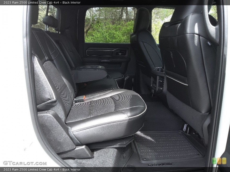 Black Interior Rear Seat for the 2023 Ram 2500 Limited Crew Cab 4x4 #145873982