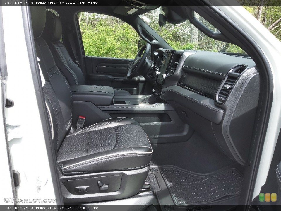 Black Interior Front Seat for the 2023 Ram 2500 Limited Crew Cab 4x4 #145874015