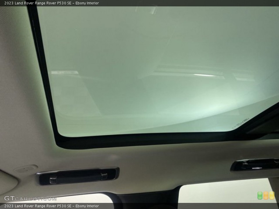 Ebony Interior Sunroof for the 2023 Land Rover Range Rover P530 SE #145874126