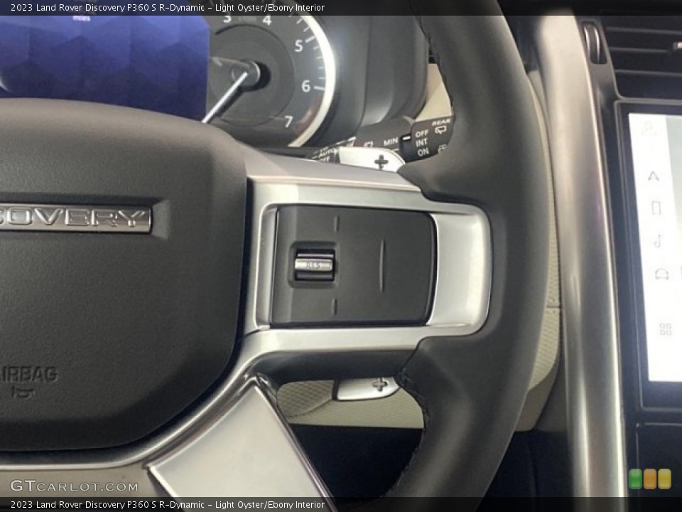 Light Oyster/Ebony Interior Steering Wheel for the 2023 Land Rover Discovery P360 S R-Dynamic #145874363
