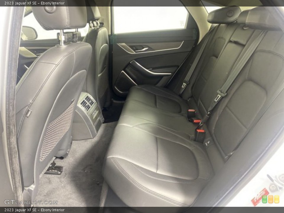 Ebony Interior Rear Seat for the 2023 Jaguar XF SE #145875302