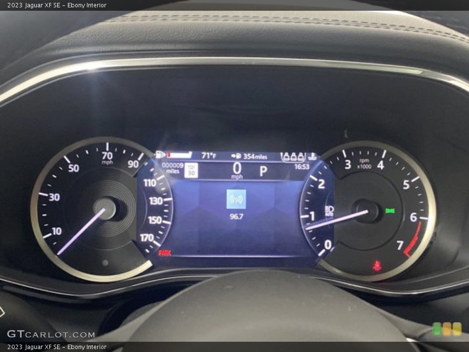 Ebony Interior Gauges for the 2023 Jaguar XF SE #145875416