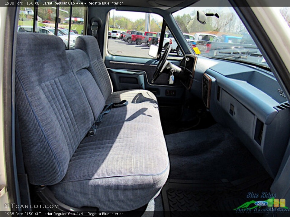 Regatta Blue Interior Front Seat for the 1988 Ford F150 XLT Lariat Regular Cab 4x4 #145875671