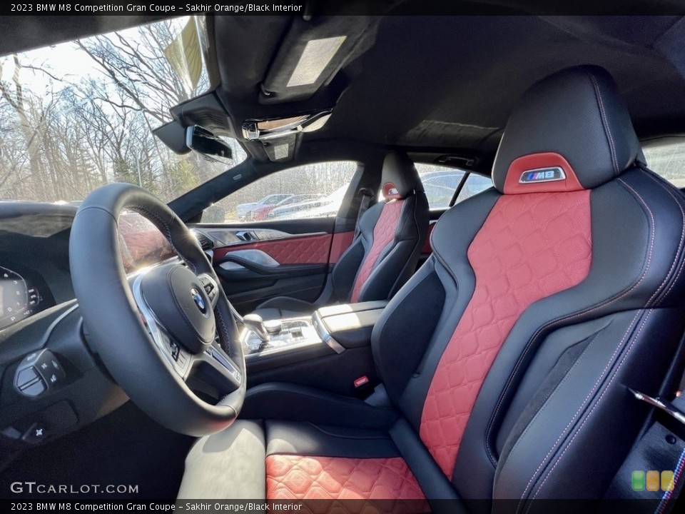 Sakhir Orange/Black Interior Front Seat for the 2023 BMW M8 Competition Gran Coupe #145876186