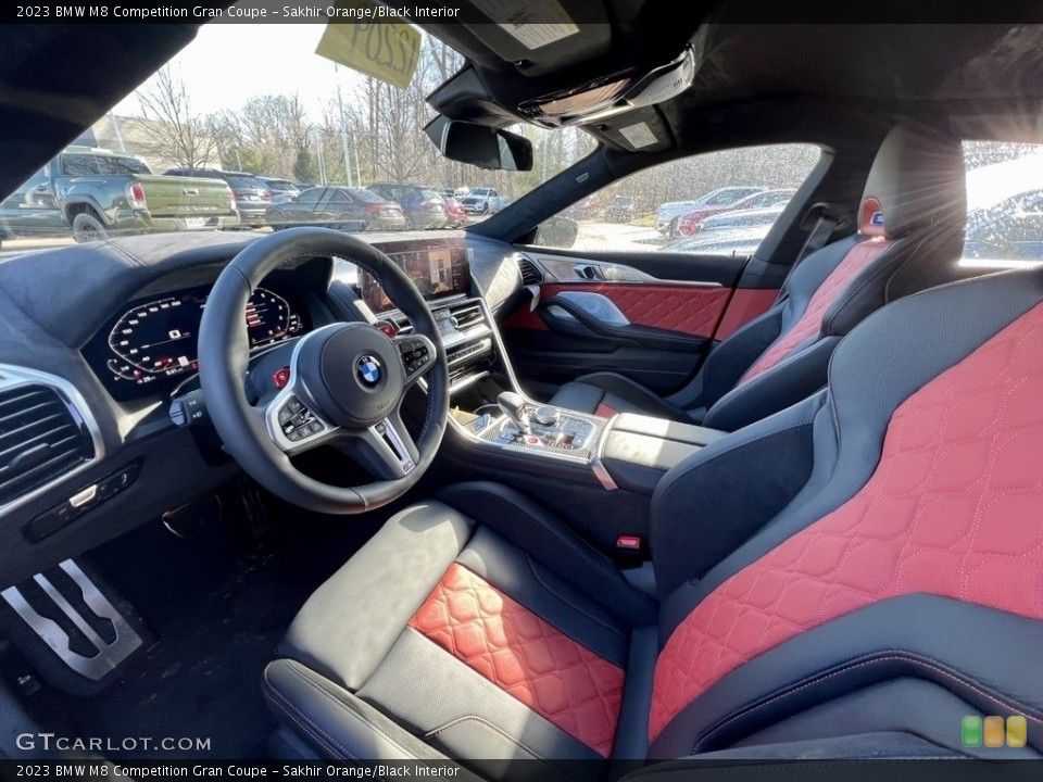 Sakhir Orange/Black Interior Front Seat for the 2023 BMW M8 Competition Gran Coupe #145876210