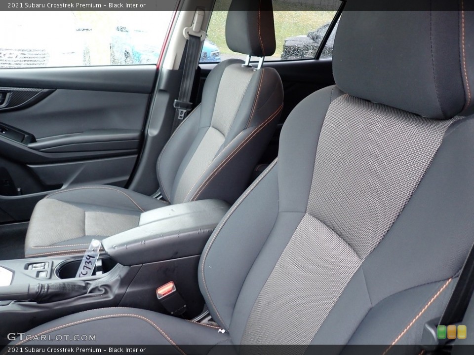 Black Interior Front Seat for the 2021 Subaru Crosstrek Premium #145877878