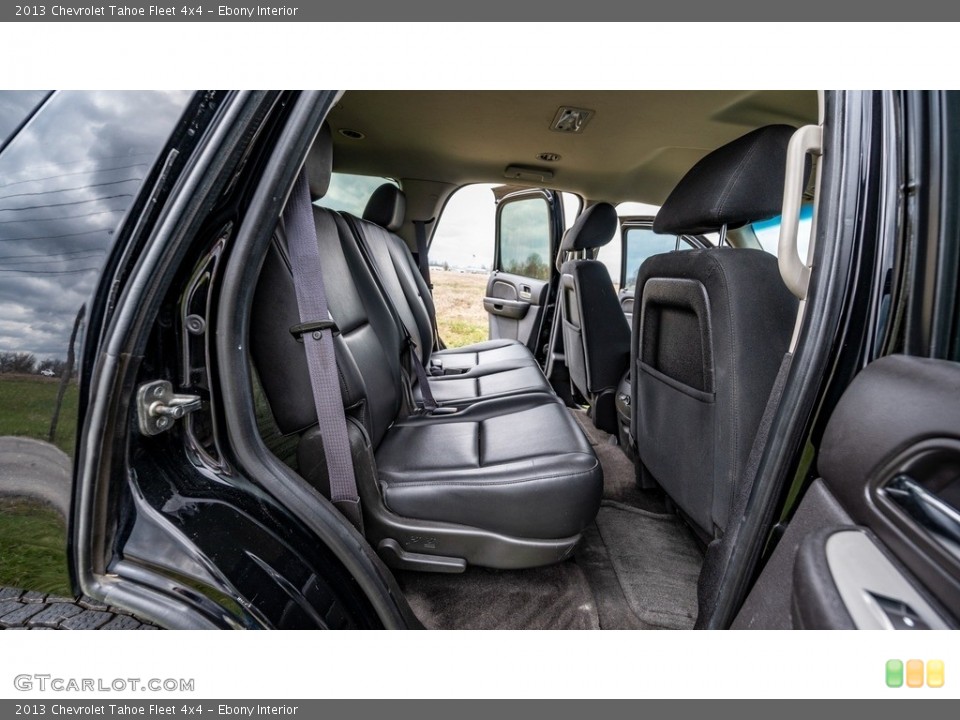 Ebony Interior Rear Seat for the 2013 Chevrolet Tahoe Fleet 4x4 #145878658