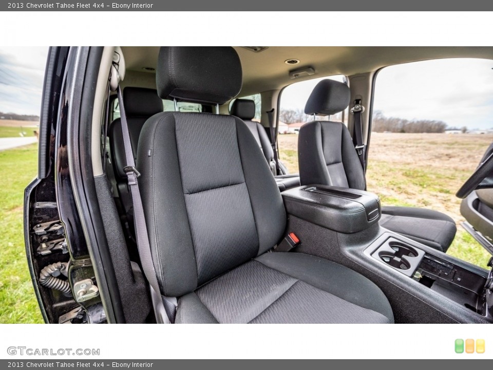 Ebony Interior Front Seat for the 2013 Chevrolet Tahoe Fleet 4x4 #145878736