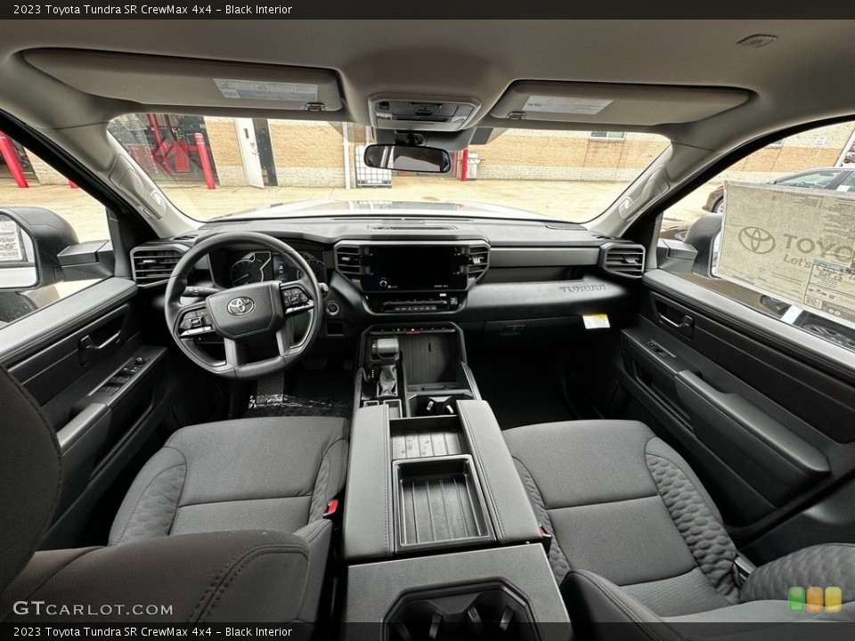 Black Interior Front Seat for the 2023 Toyota Tundra SR CrewMax 4x4 #145878744