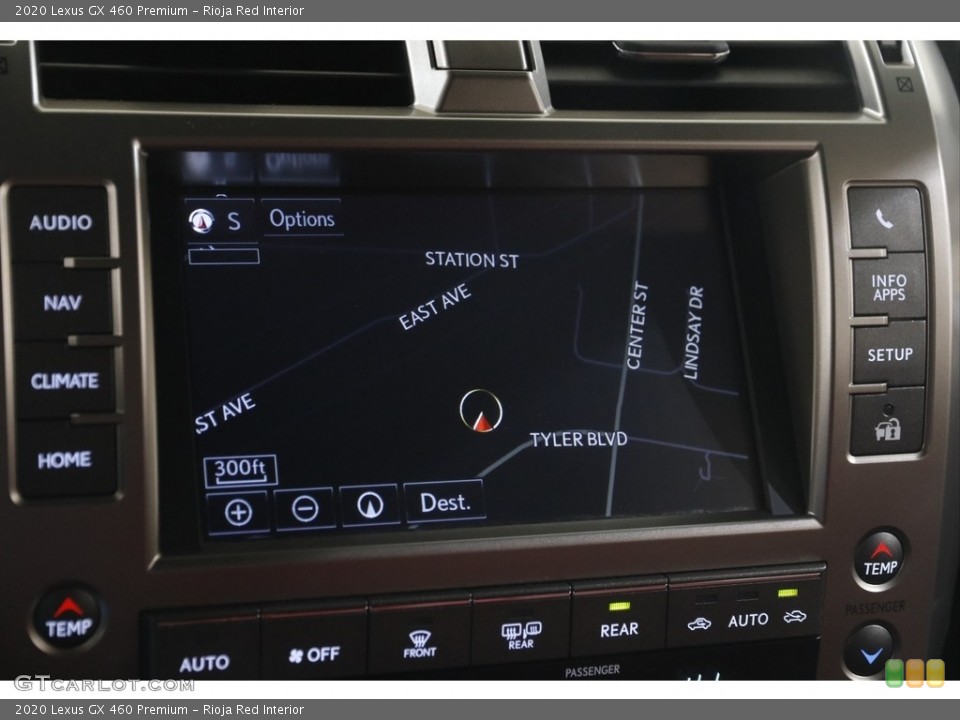 Rioja Red Interior Navigation for the 2020 Lexus GX 460 Premium #145879033