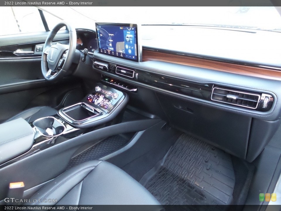 Ebony Interior Dashboard for the 2022 Lincoln Nautilus Reserve AWD #145880368