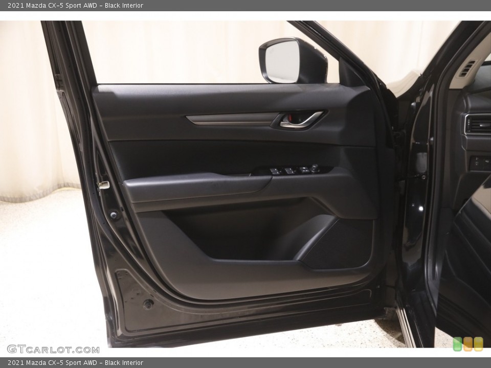 Black Interior Door Panel for the 2021 Mazda CX-5 Sport AWD #145880389