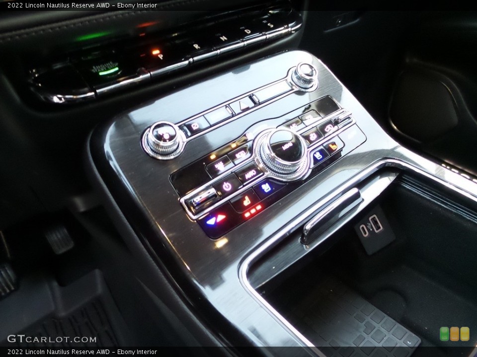 Ebony Interior Controls for the 2022 Lincoln Nautilus Reserve AWD #145880536