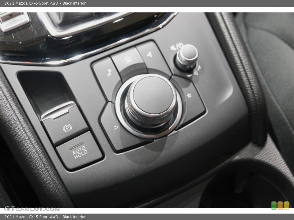 Black Interior Controls for the 2021 Mazda CX-5 Sport AWD #145880551