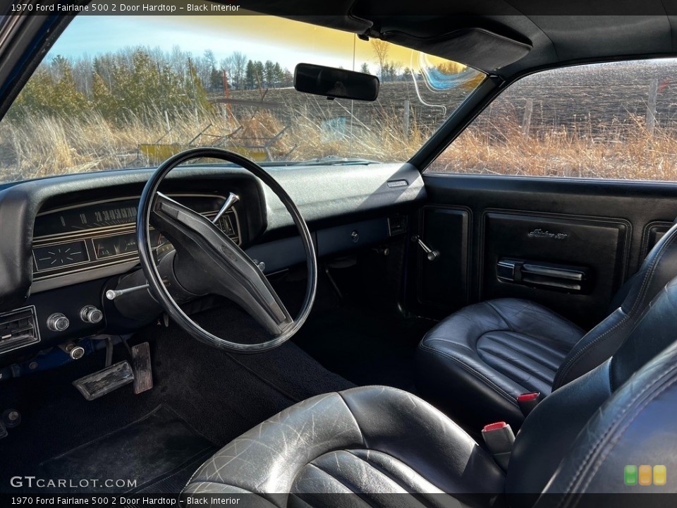Black Interior Photo for the 1970 Ford Fairlane 500 2 Door Hardtop #145881187