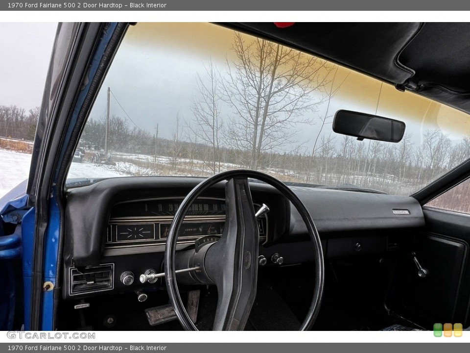 Black Interior Dashboard for the 1970 Ford Fairlane 500 2 Door Hardtop #145881205