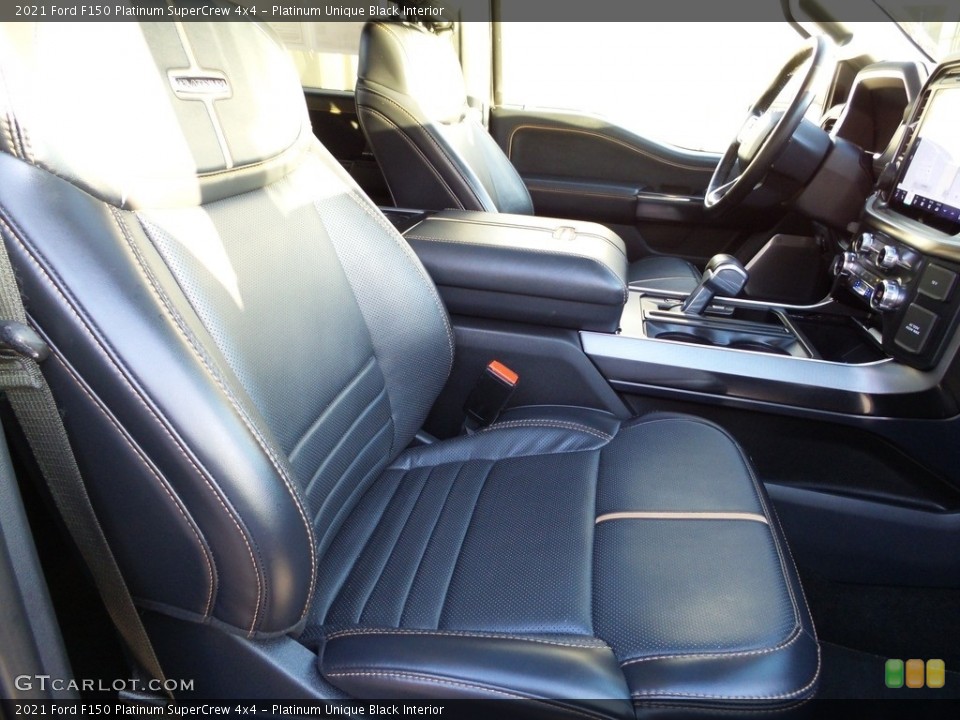 Platinum Unique Black Interior Photo for the 2021 Ford F150 Platinum SuperCrew 4x4 #145881316