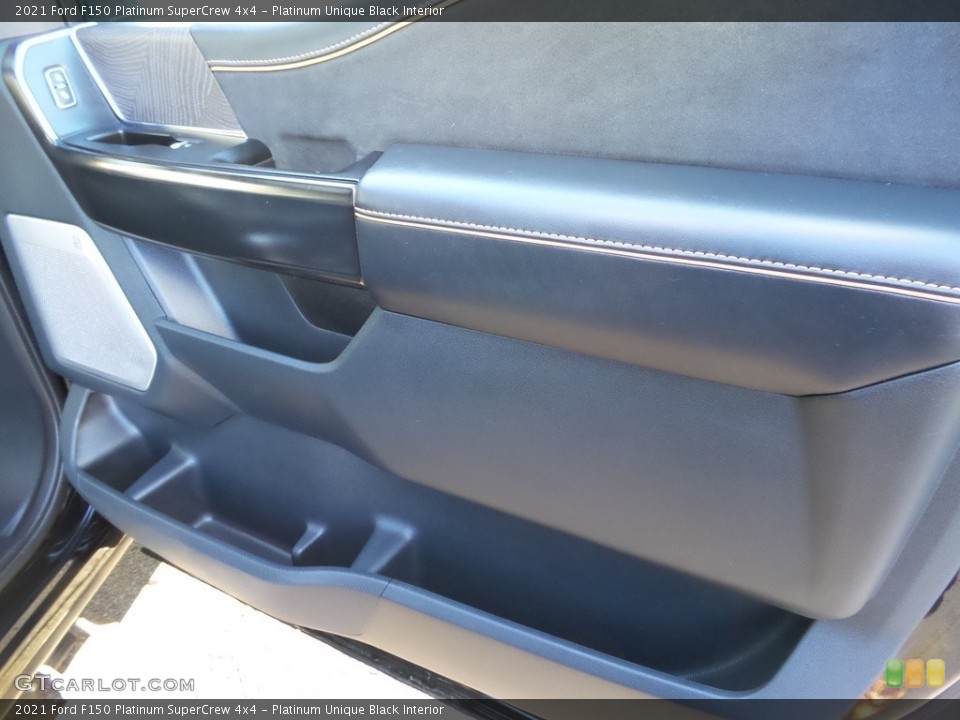 Platinum Unique Black Interior Door Panel for the 2021 Ford F150 Platinum SuperCrew 4x4 #145881367