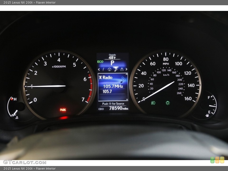 Flaxen Interior Gauges for the 2015 Lexus NX 200t #145881472