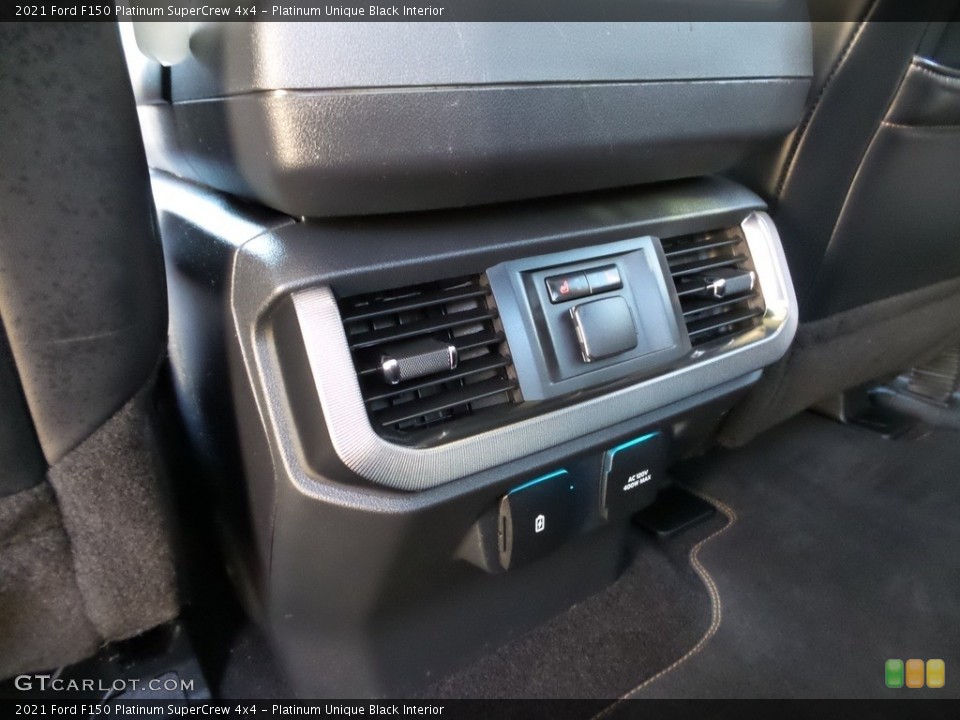 Platinum Unique Black Interior Controls for the 2021 Ford F150 Platinum SuperCrew 4x4 #145881484
