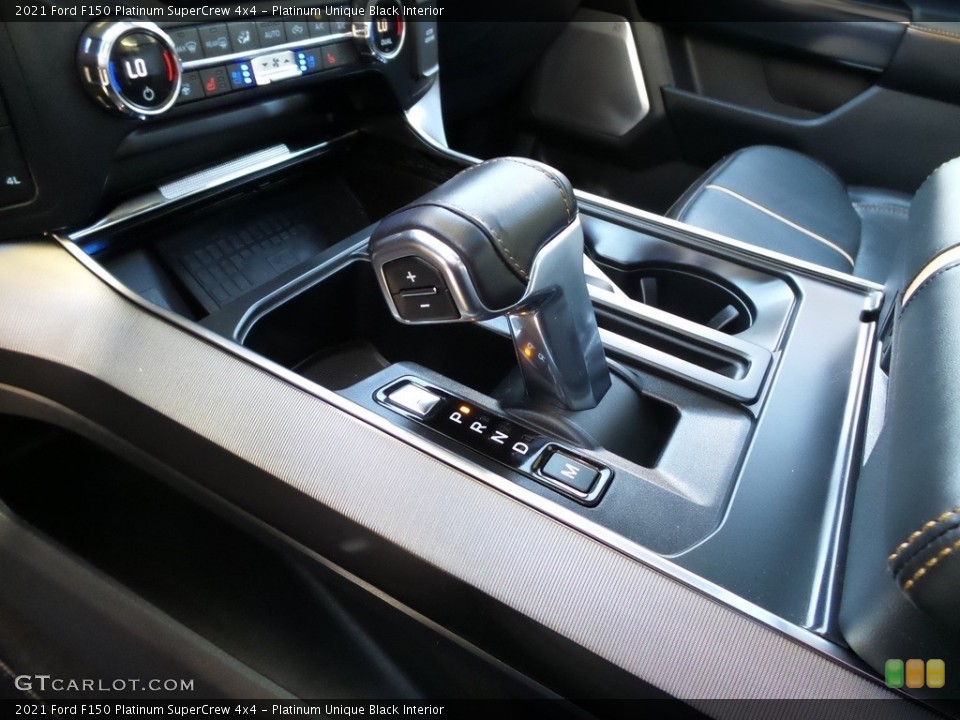 Platinum Unique Black Interior Transmission for the 2021 Ford F150 Platinum SuperCrew 4x4 #145881607