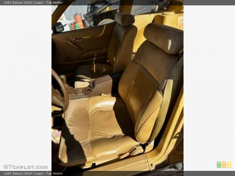 Tan Interior Front Seat for the 1983 Datsun 280ZX Coupe #145881655