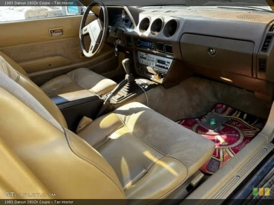 Tan 1983 Datsun 280ZX Interiors