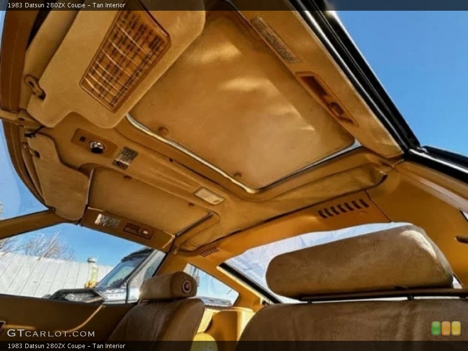Tan Interior Sunroof for the 1983 Datsun 280ZX Coupe #145881751