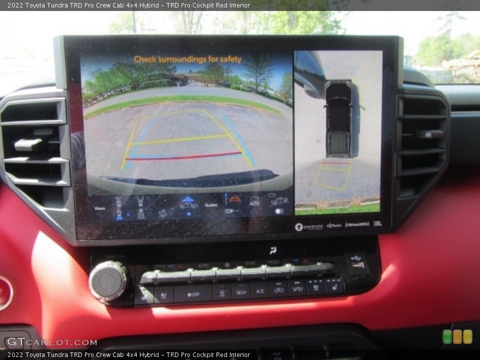 TRD Pro Cockpit Red Interior Controls for the 2022 Toyota Tundra TRD Pro Crew Cab 4x4 Hybrid #145883636