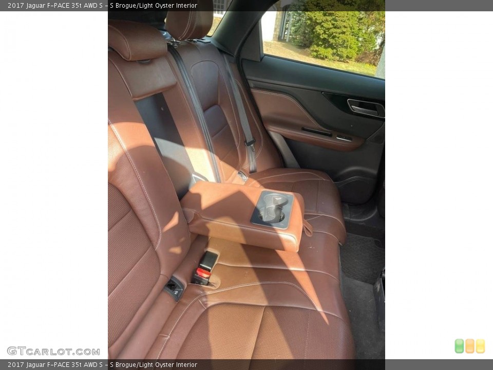 S Brogue/Light Oyster Interior Rear Seat for the 2017 Jaguar F-PACE 35t AWD S #145883759
