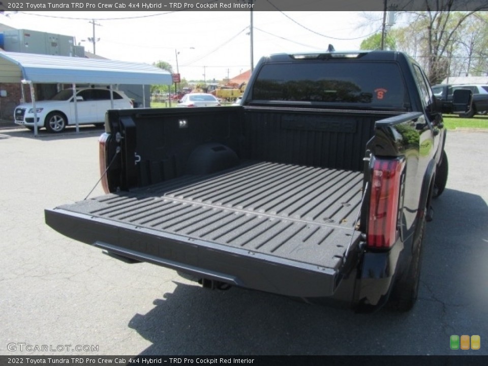TRD Pro Cockpit Red Interior Trunk for the 2022 Toyota Tundra TRD Pro Crew Cab 4x4 Hybrid #145883762