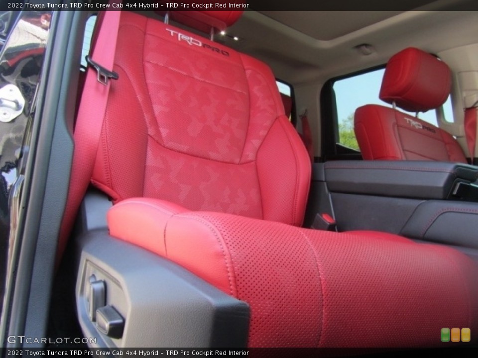 TRD Pro Cockpit Red 2022 Toyota Tundra Interiors