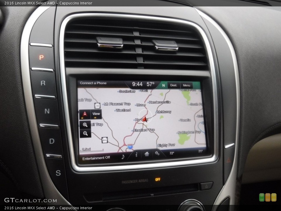 Cappuccino Interior Navigation for the 2016 Lincoln MKX Select AWD #145884221