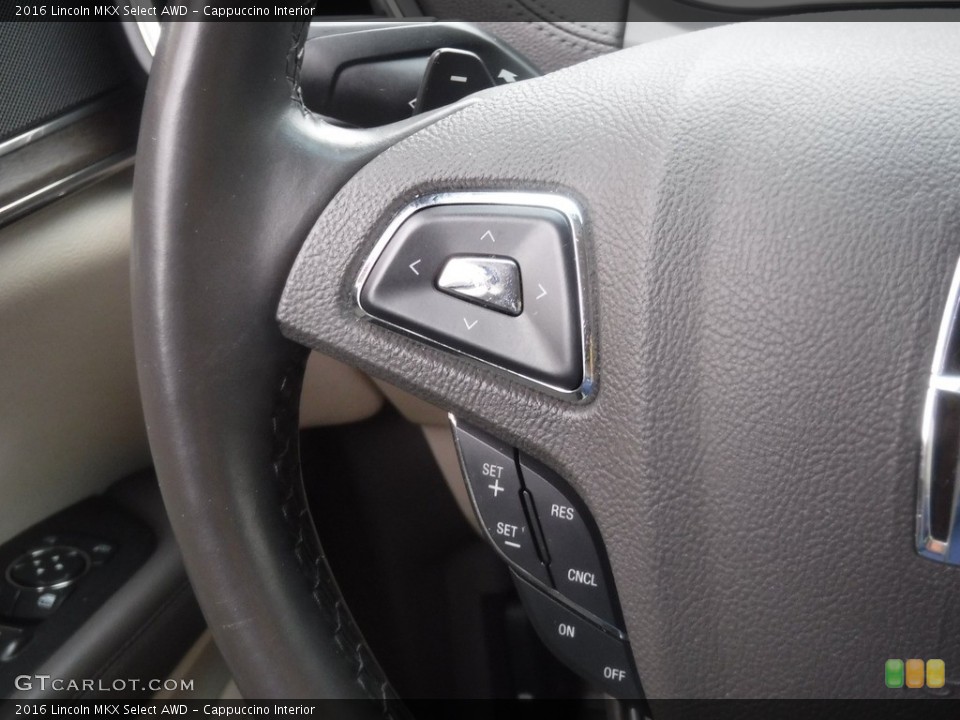 Cappuccino Interior Steering Wheel for the 2016 Lincoln MKX Select AWD #145884290