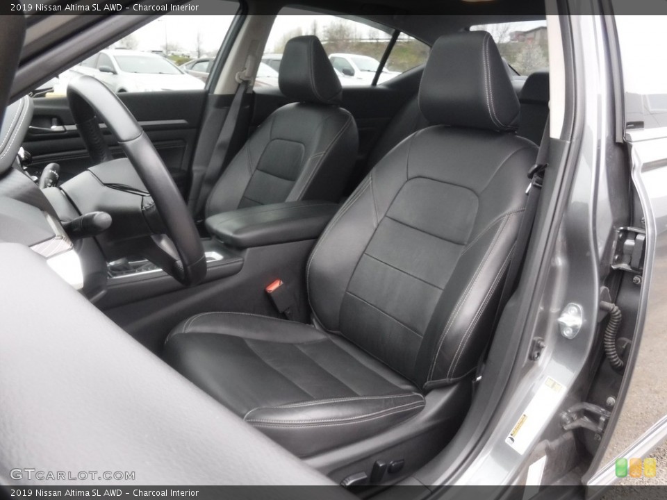 Charcoal Interior Front Seat for the 2019 Nissan Altima SL AWD #145885073