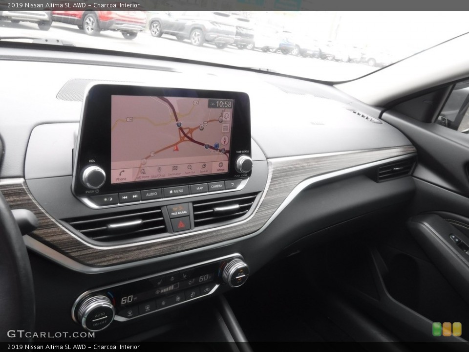 Charcoal Interior Dashboard for the 2019 Nissan Altima SL AWD #145885169