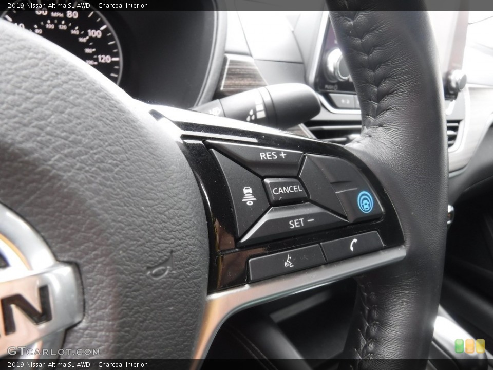 Charcoal Interior Steering Wheel for the 2019 Nissan Altima SL AWD #145885287