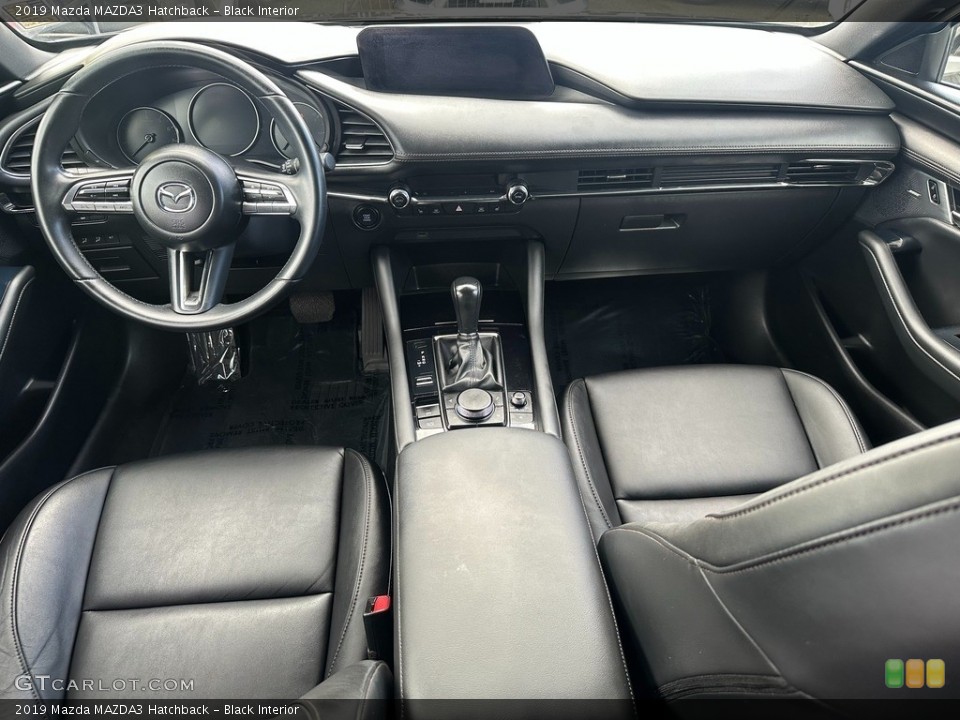Black Interior Front Seat for the 2019 Mazda MAZDA3 Hatchback #145886546