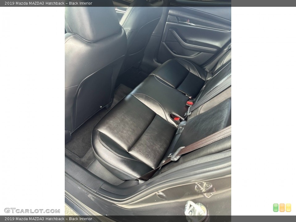 Black Interior Rear Seat for the 2019 Mazda MAZDA3 Hatchback #145886582