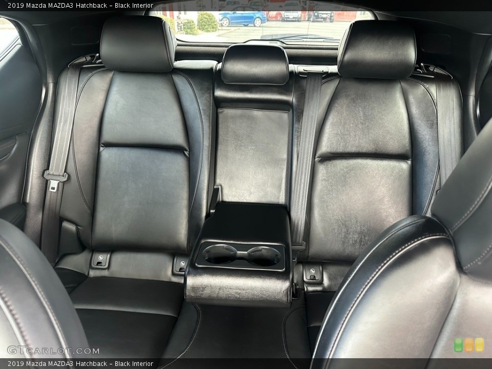 Black Interior Rear Seat for the 2019 Mazda MAZDA3 Hatchback #145886618