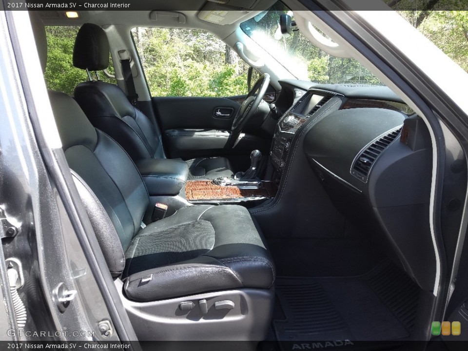 Charcoal Interior Front Seat for the 2017 Nissan Armada SV #145889120