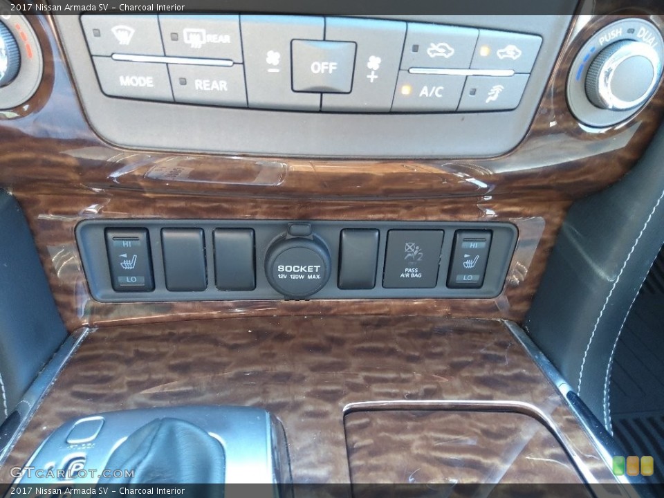 Charcoal Interior Controls for the 2017 Nissan Armada SV #145889168
