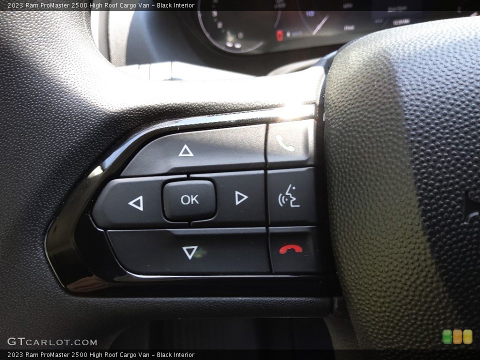 Black Interior Steering Wheel for the 2023 Ram ProMaster 2500 High Roof Cargo Van #145889390