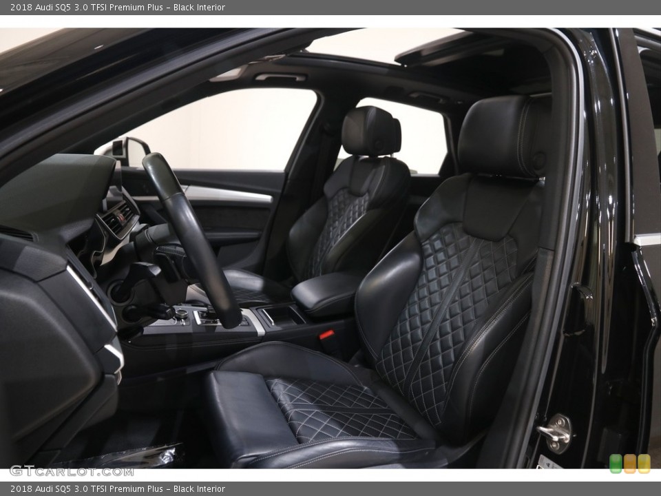 Black Interior Front Seat for the 2018 Audi SQ5 3.0 TFSI Premium Plus #145889727