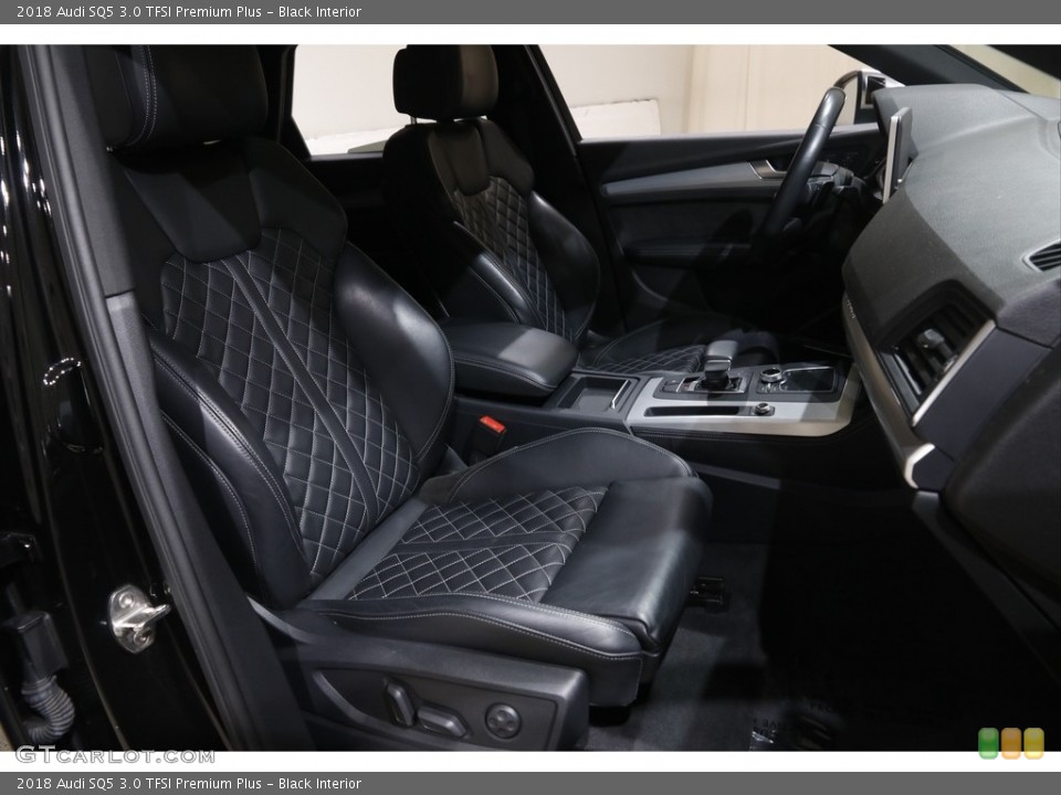 Black Interior Front Seat for the 2018 Audi SQ5 3.0 TFSI Premium Plus #145889997